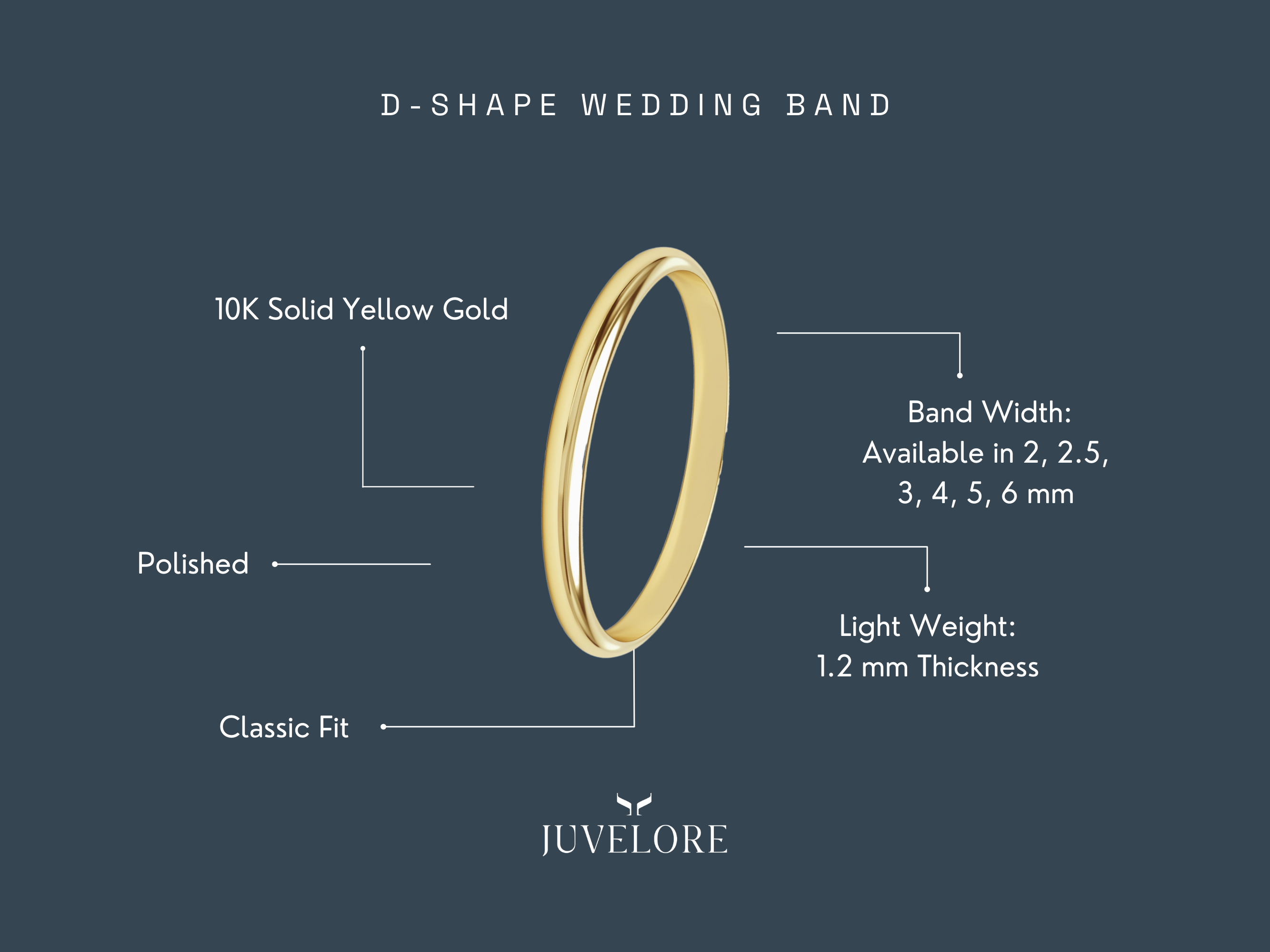 D-Shape Klasik Alyans